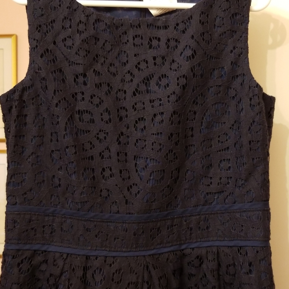 CREWCUTS navy lace dress - Picture 2 of 4